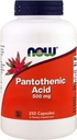 Now Foods, Pantothenic Acid, 500 mg, 250 Capsules