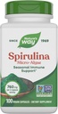 Nature's Way Spirulina Micro-Algae, Seasonal Immune Support*, Source of Vitamin A (Beta Carotene), 760 mg per Serving, 100 Vegan Capsules (Packaging May Vary)