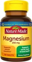 NATURE MADE Magnesium, 250 mg, Tablets, 100 ct