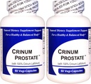 Crinum Prostate 2-Pack (120 Capsules Totales) 100% Concentré Vietnamien Crinum Latifolium, Contient NO Chargeurs synthétiques tels que le Dioxyde de Silicone, Talc, Magnésium Stéré, etc.
