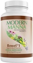 Bowel #1: Formule de soulagement de la constipation - Laxative à base de plantes naturelles - Douce, efficace, sans effets secondaires graves - Soulage la constipation, le gaz et le ballonnement - Vegan (approvisionnement de 60 jours, 120 capsules)