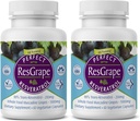 Suppléments parfaits – Résvératrol parfait – 60 capsules – Raisins trans-résvératrol et muscadine biologique - 2 packs