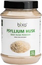 bixa BOTANICAL Psyllium Husk Powder | Plantago Ovata ǀ Ayurvedic Herbal Supplement | Maintains Gut Motility | 1 Pound / 16 OZ | Gluten Free, Non-GMO, Steam Treated, Vegan, 100% Pure.