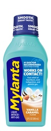 Mylanta Heartburn and Gas Relief, Liquid Antacid, Vanilla Caramel Flavor, 12 Fluid Ounce