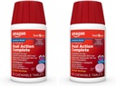 Amazon Basic Care Dual Action Complete, Réducteur d'acides chirurgicaux et comprimés antiacides, Berry Flavor, Heartburn Medicine, Acid Indigestion Relief, 50 Compte (Pack of 2)