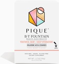 PIQUE BT Fontaine Beauté Poudre d'électrolyte - Paquets en poudre d'hydratation avec acide hyaluronique, Céramides, Magnésium pour peau hydratée et élastique - Pas de sucre ajouté - 28 bâtonnets à portion unique (paquet de 1)