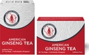 Dairyland American Ginseng Tea Bags 40 ct - Premium Wisconsin Ginseng Tea - Authentic American - Non-OGM, boisson sans gluten