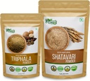 ORGANIC ZING Shatavari- 454g & Triphala Powder- 100g