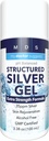 Structured Colloidal Silver Gel Extra Strength - Topical Cooling - pH Balanced 35ppm Structured Silver Provides Soothing Relief of Burns & Skin Irritations