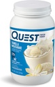 Quest Nutrition Vanilla Milkshake Protéines Poudre, 24g de protéines, 1g de sucre, faible teneur en glucides, sans gluten, 3 livres, 43 portions