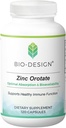 Zinc Orotate - Bioavailable Chelated Mineral Supplement - 20mg per Capsule- Supports Immune & Metabolic Health - Vegan Friendly - 120 Capsules