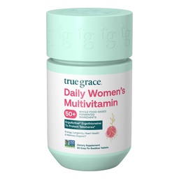 Multivitamine 50+ - 60 comprimés faciles à avaler - Immune, énergie, longévité et soutien de la mémoire - Vegan - sans gluten, soja et fer - 30 portions