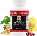 Health Concerns Three Immortals - Menopause Support Supplement - Powerful Relief for Hot Flashes, Hormone Imbalance & Night Sweats - Dong Quai, Epimedium, Morinda, Rehmannia & Lycium - 90 Capsules