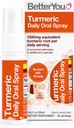BetterYou Turmeric Spray Oral - Supplément Turmeric naturel liquide - une alternative de pilule facile et confortable - naturel orange aromatisé - 0,85 oz
