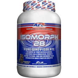 APS Nutrition IsoMorph 28 Protein Powder | Pure Whey Isolate | Cold Pressed, Ultra- Filtered, & Ion Exchange Isolates | 28g Protein | 2 Pound (Cookies & Cream)