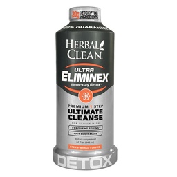 Nettoyer les plantes le même jour Ultra Eliminex Detox Cleanse Drink* (32 fl oz) - Flacon de paille-Mango Nettoyer le corps complet Detox Drink with Milk Thistle Seed* for high Taxin*, Vitamine B12 for Men & Women