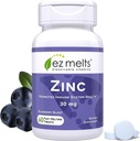 EZ Melts Dissolvable Zinc Supplement 30 mg, Sugar-Free, 2-Month Supply - 1 Pack