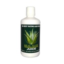 Jus biologique Aloe Vera, fabriqué à la main à partir de 100% certifié biologique, California Grown, Farm Fresh Aloe depuis 1972 Utiliser en interne comme complément nutritionnel ou topiquement, 32floz