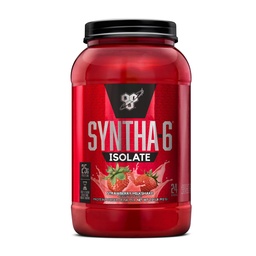 BSN SYNTHA-6 Isolate, Strawberry Post Workout Protein Powder for Muscle Gain, Whey Protein Isolate, Milk Protein Isolate, Essential Amino Acids, Strawberry Milkshake, 2.01 Pounds, 24 Servings