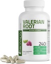 Bronson Valerian Root Capsules - Valerian Officinalis - Encourage la relaxation - Non-OGM, sans gluten sans soja, 240 capsules végétariennes