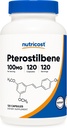 Nutricost Pterostilbene 100mg, 120 Capsules - Non-GMO, Gluten Free