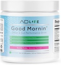 Projet AD Life Détox Good Morning et boisson de performance, naturellement aromatisé et formulé avec de la L-GLutamine, vinaigre de cidre de pomme et Aloe Vera (24 portions, fruits d'été)