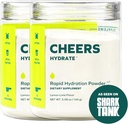 Solution de réhydratation orale de Cheers pour hydratation rapide d'électrolytes Lemon Lime Saveur de 24 portions avec du sodium, du potassium, du glucose