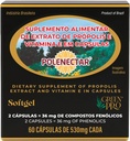 16 Pack de Polenectar Brésil Green Bee Propolis 60 Softgels 300mg - Nouveau packaging