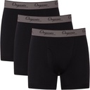 Organic Signatures 3-pack Soft Confortable Hommes 100% Coton Boxer Slip