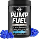 Pompe de sport PMD Combustible Ultra Insanité - Poudre de pré-entraînement Premium et Pompe musculaire, Plus grande concentration, Endurance et récupération, Créatine Premium, Arginine et Beta Alanine - Arctic Blue Blast (30 portions)