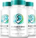 NutraRize (3 Pack) ClearTone Tinnitus, Clear Tone Pills for Hearing, ClearTone Pills Supplement for Overall Ear Health, Official Auditory Support Capsules, ClearTones Review (180 Capsules)