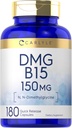 Complément DMG de Carlyle 150 mg de 180 gélules N-Diméthylglycine HCl.