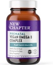 New Chapter Vegan Prenatal DHA, EPA, and DPA Supplement - Prenatal Vegan Omega-3 Complex for Healthy Brain & Eye Development During Pregnancy - 30 Softgels